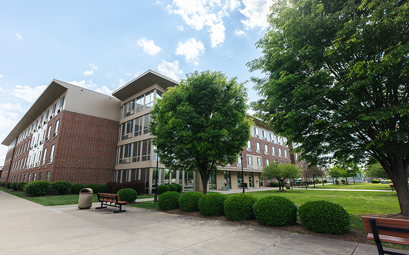 The first-year residence halls at Marshall University