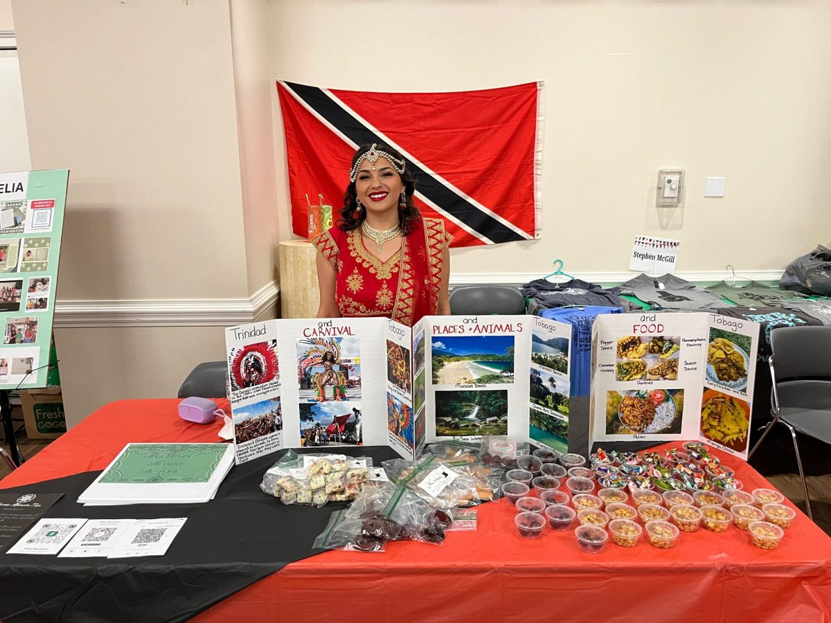 International Festival table display