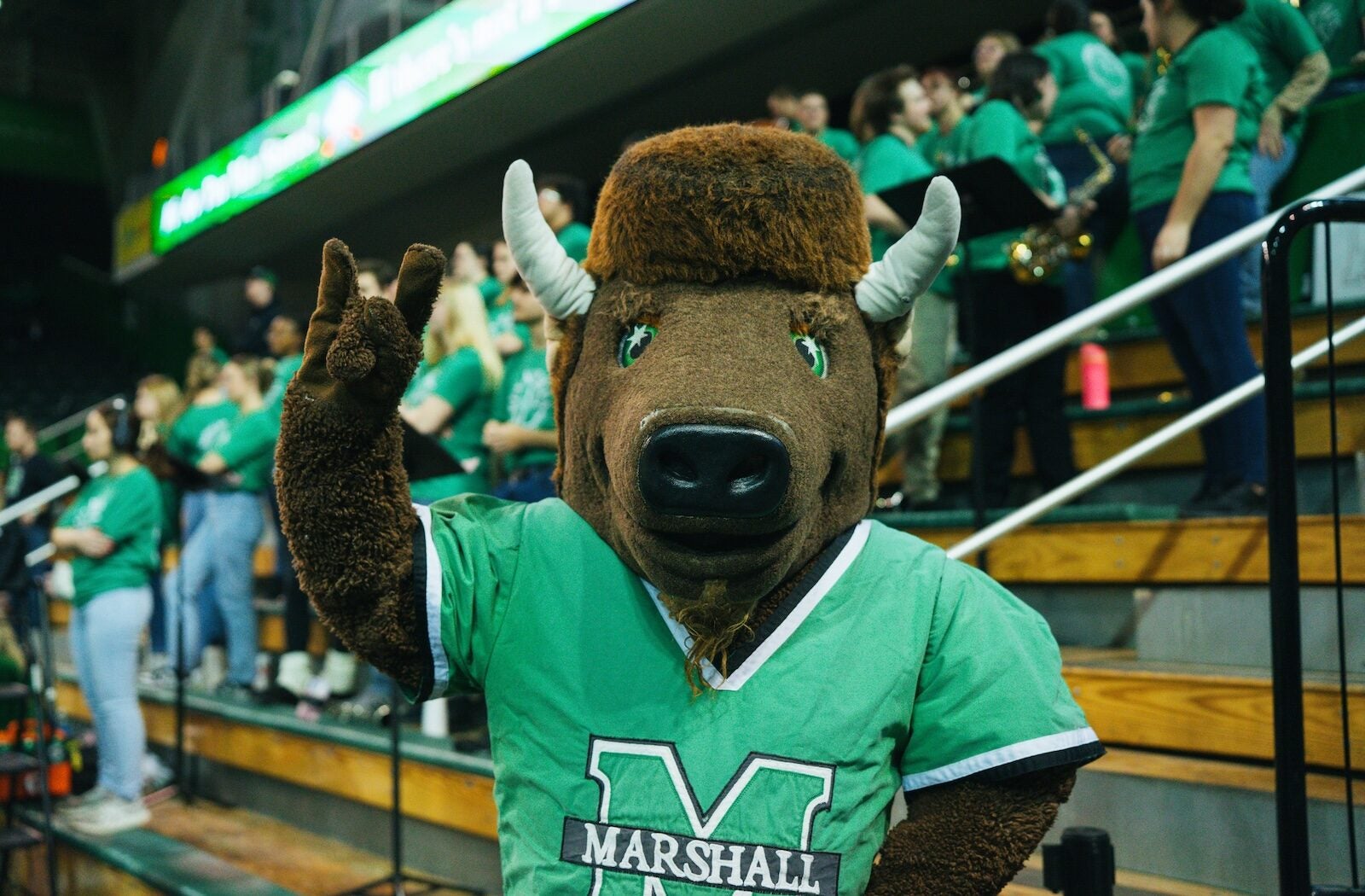 Marco at a basketball game