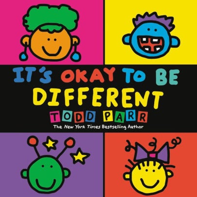 it's okay to be different book cover