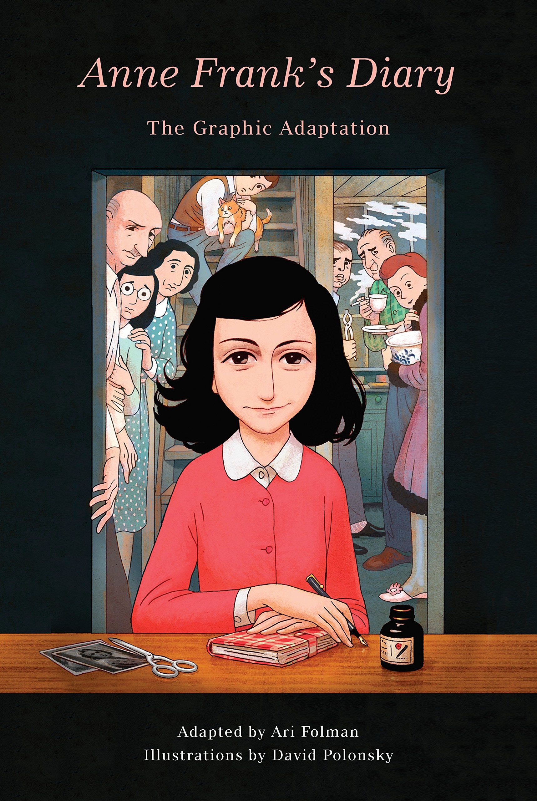 anne frank's diary: the graphic adaption book cover