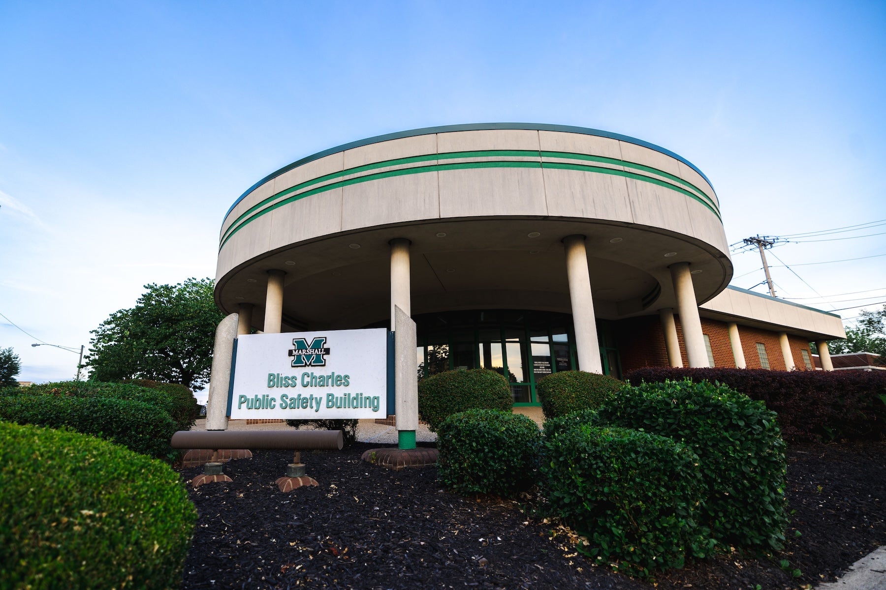 exterior photo of the public safety building