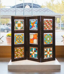 The Stitch of a Quilt on a Barn in Appalachia (sculpture) by Callie Thacker