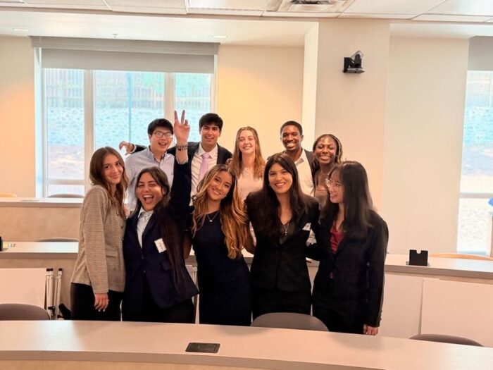 Laney Fletcher with her research cohort