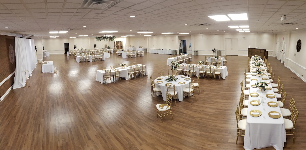 Image of Don Morris Room set up for Wedding Reception