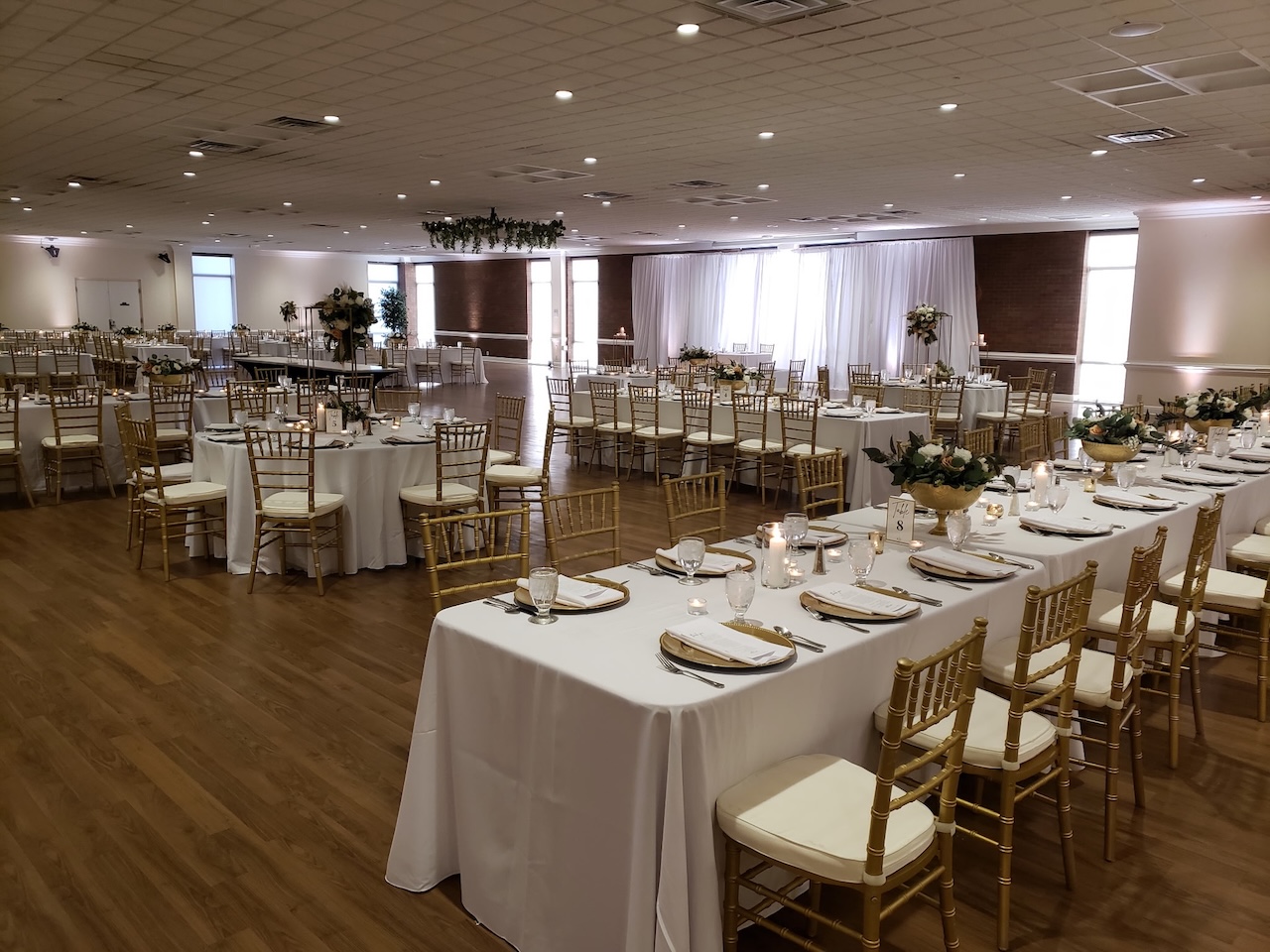 Image of Don Morris Room set up for wedding reception