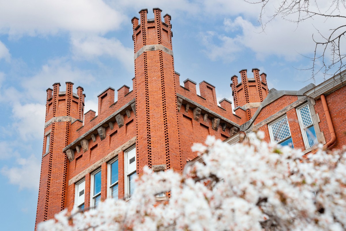 Image of the spires of Old Main