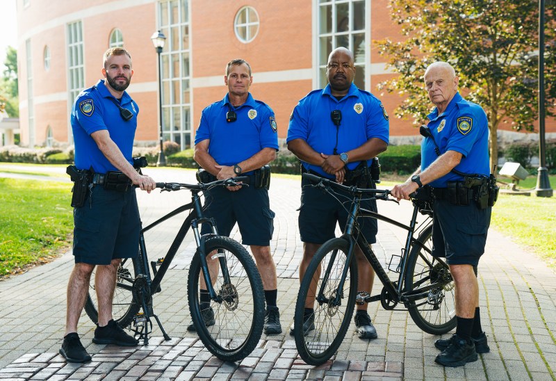 Image of MUPD officers with bikes