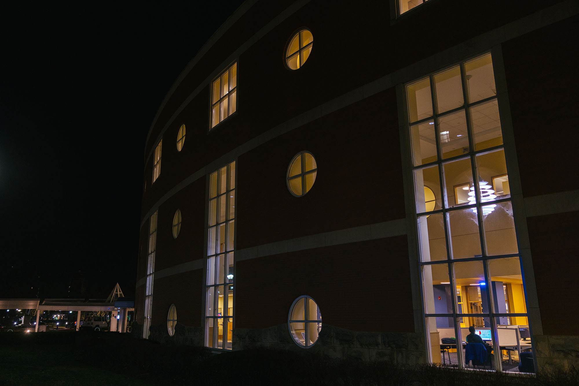 Image of the outside of Drinko Library