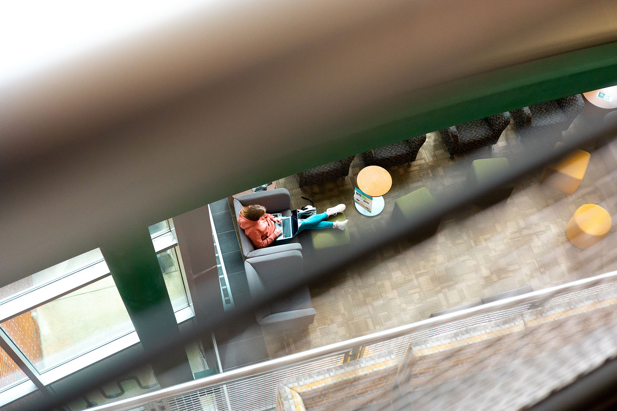Image of students sitting on campus