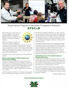 EPSCoR at Marshall fact sheet