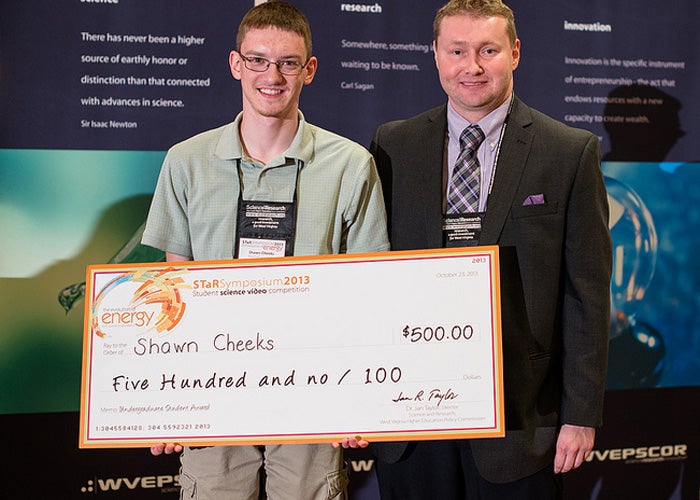 Marshall student takes second place in science video competition