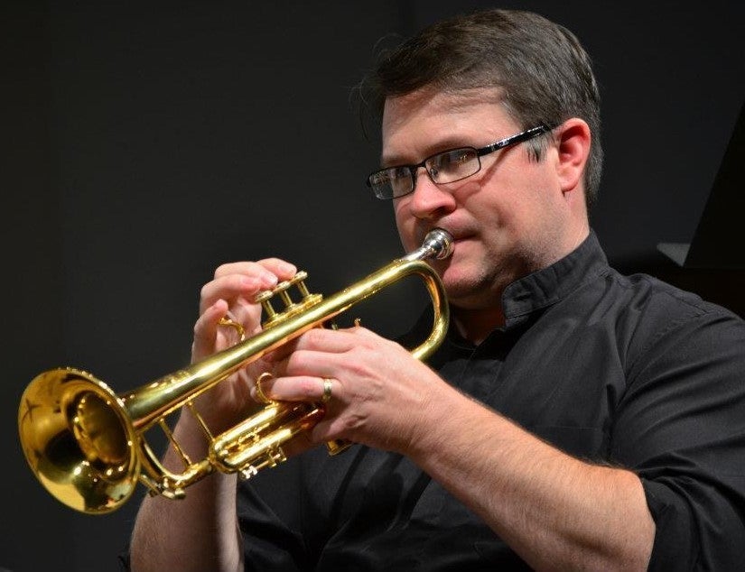 Image of Martin Saunders playing trumpet