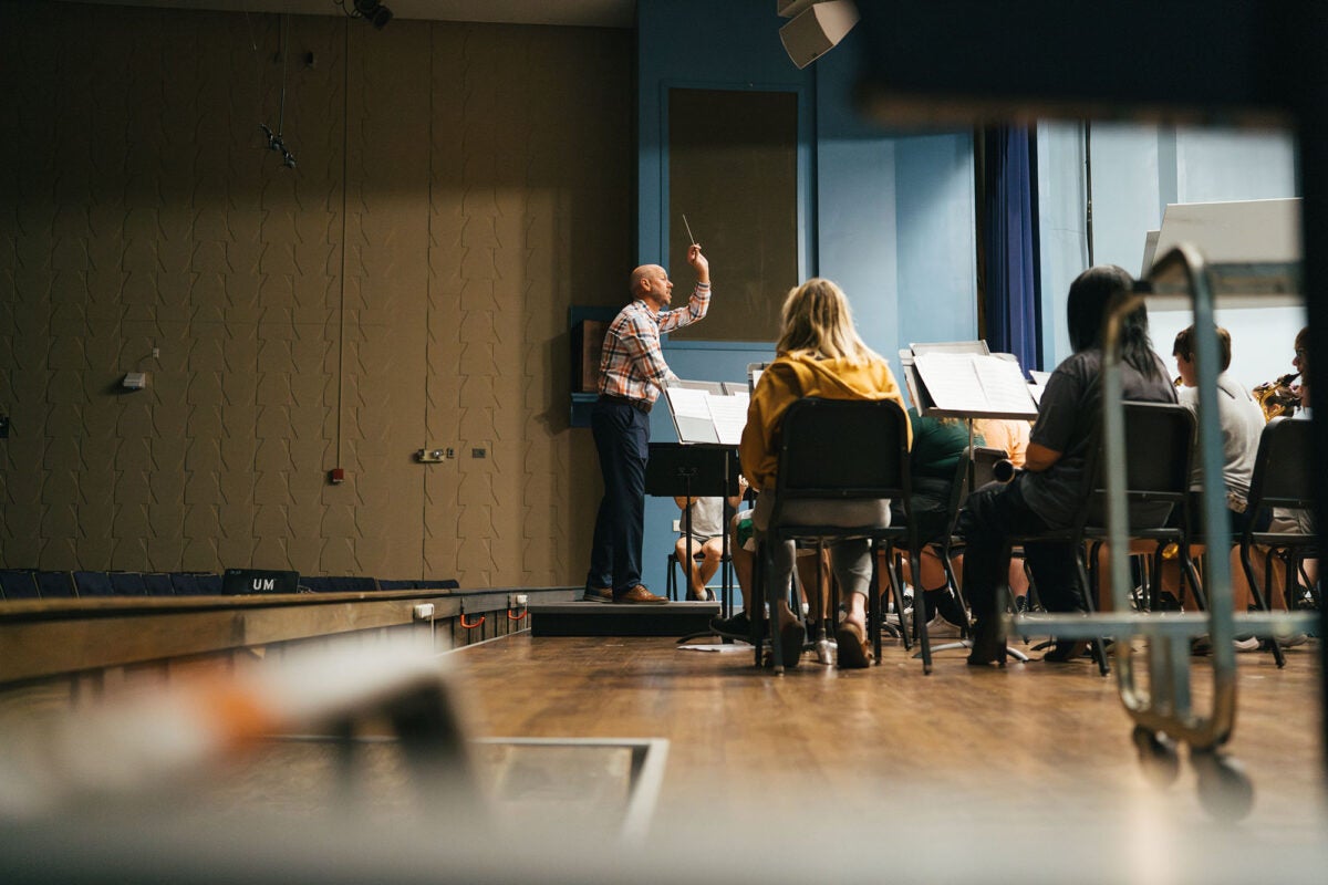 Image of class rehersal