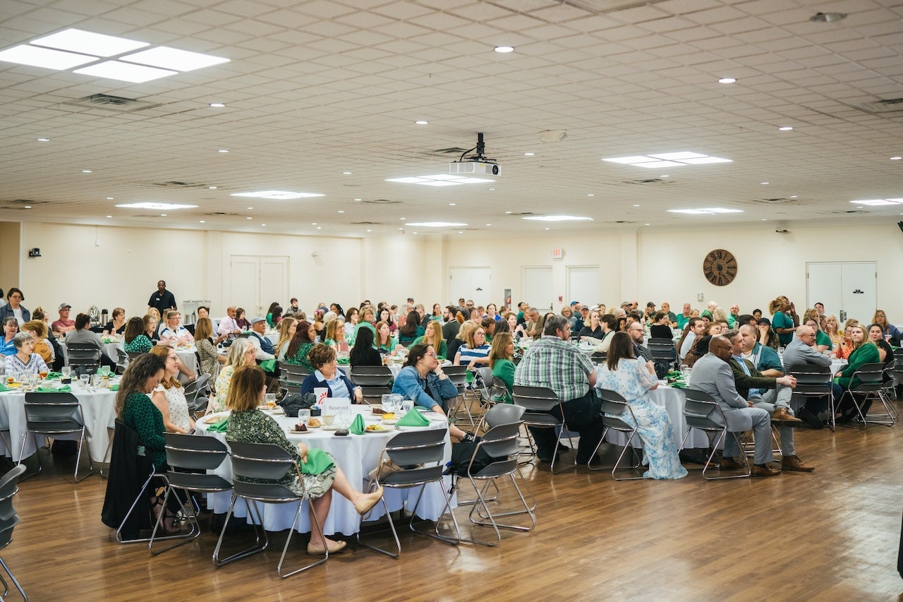 Image of crowd at Service Awards Luncheon 2026