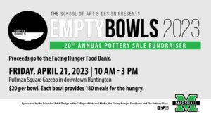 Marshall to host 20th Annual Empty Bowls fundraiser April 21 at Pullman Square