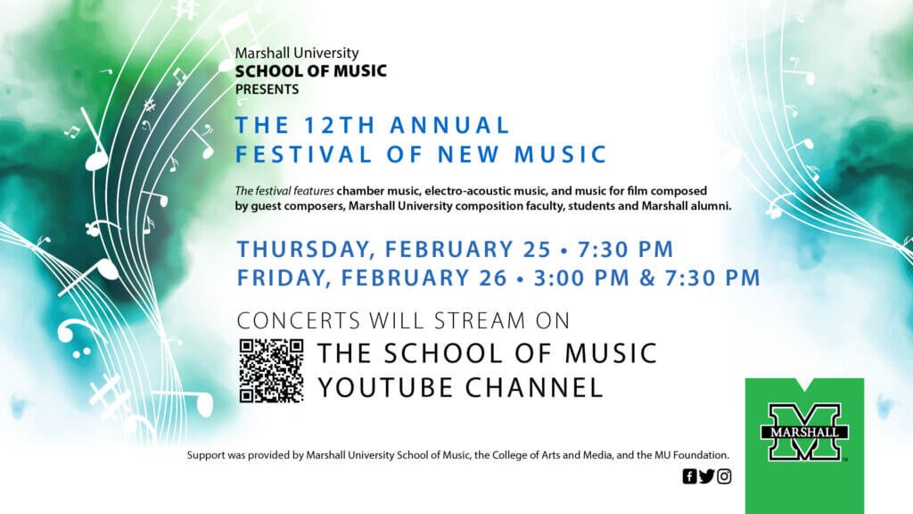 Graphic for Festival of New Music