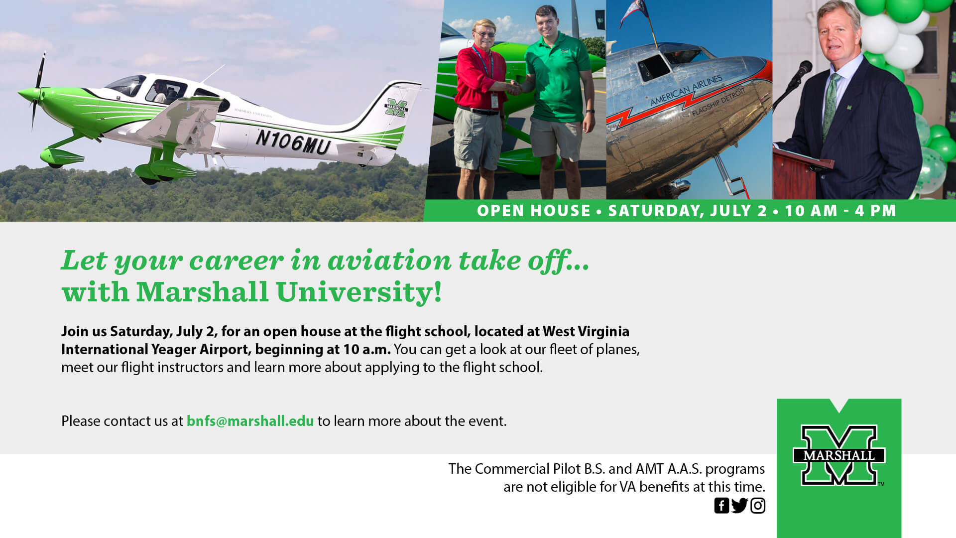 Flight School To Hold Open House July 2 Marshall University News flight-school-to-hold-open-house-july-2-marshall-university-news