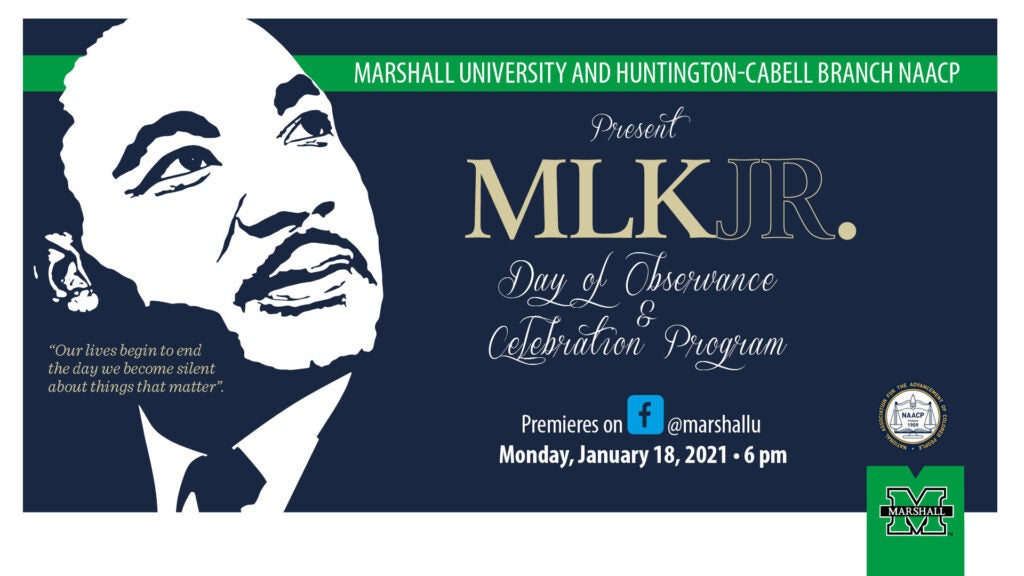 Graphic for 2021 Martin Luther King Jr. Day