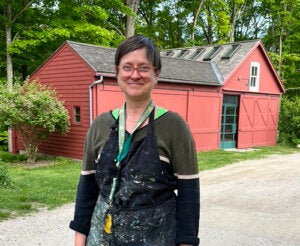 Art professor completes Artist-in-Residence program at Weir Farm National Historical Park