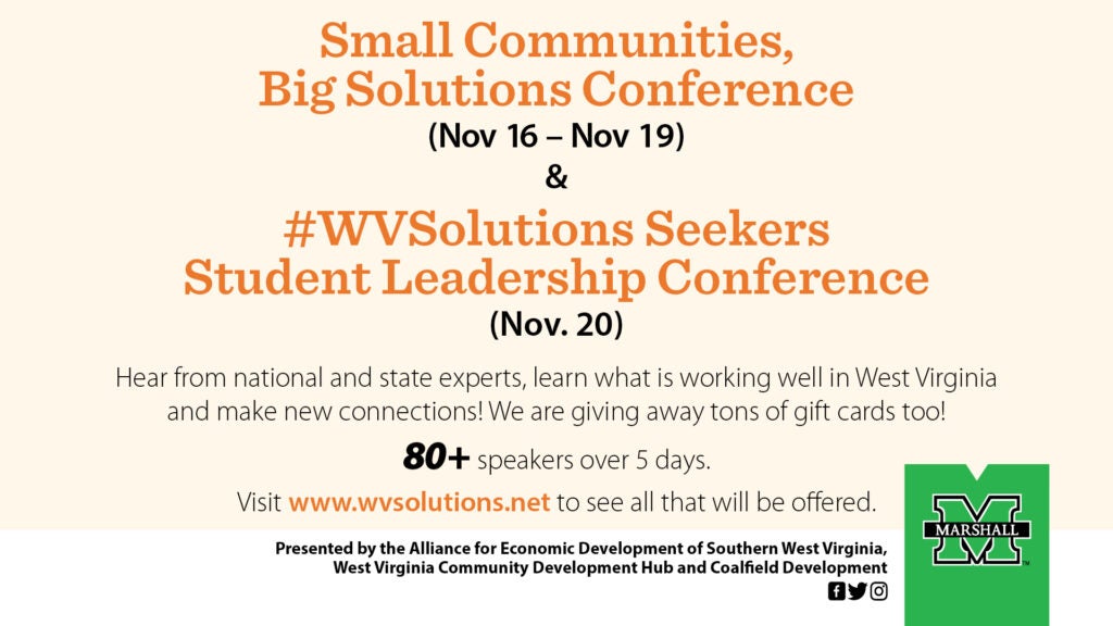 Graphic for Small Communities, BIG Solutions conference