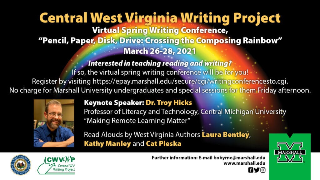 Graphic for Spring Writing Conference