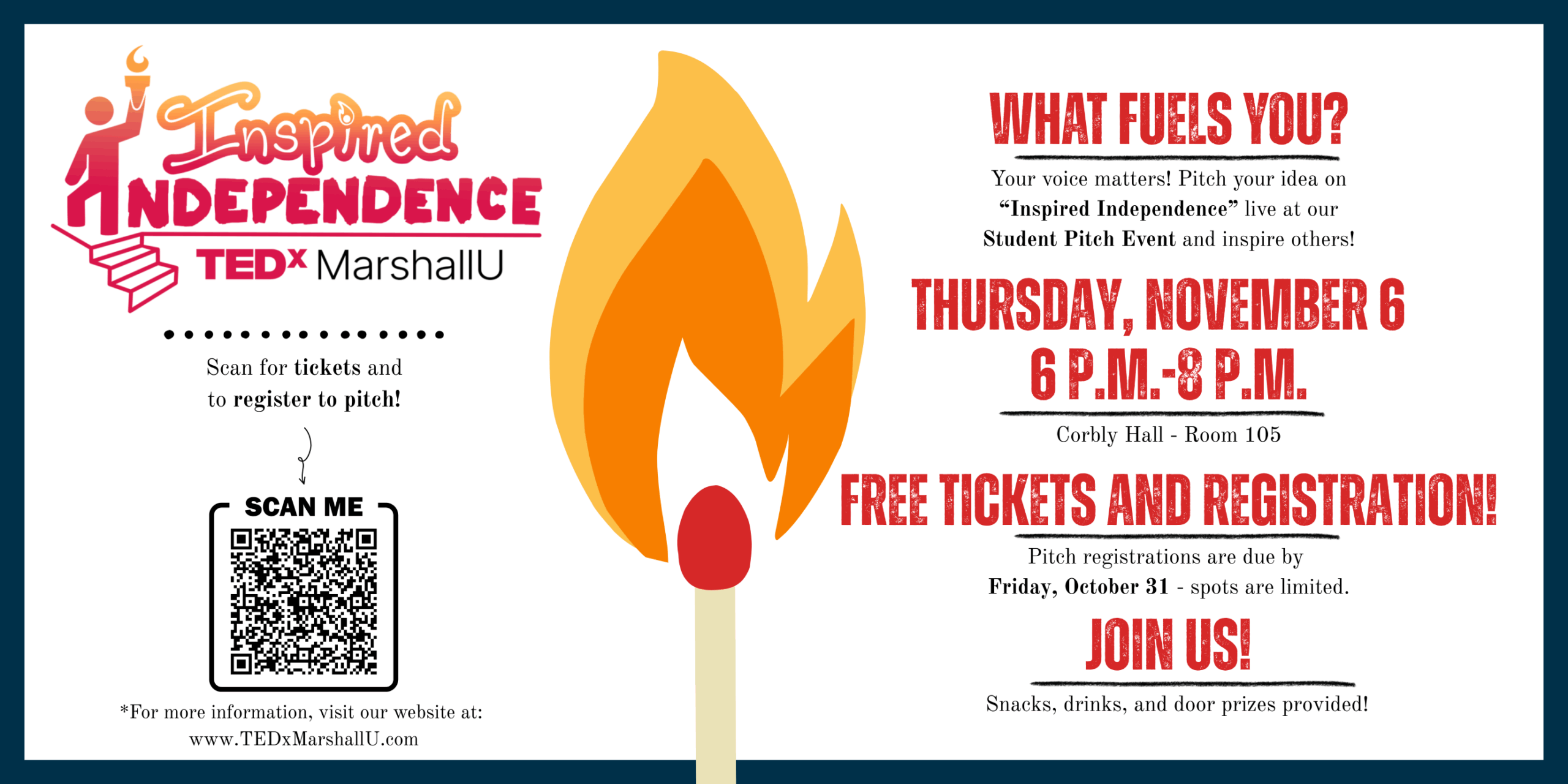 Call for TEDxMarshallU pitches