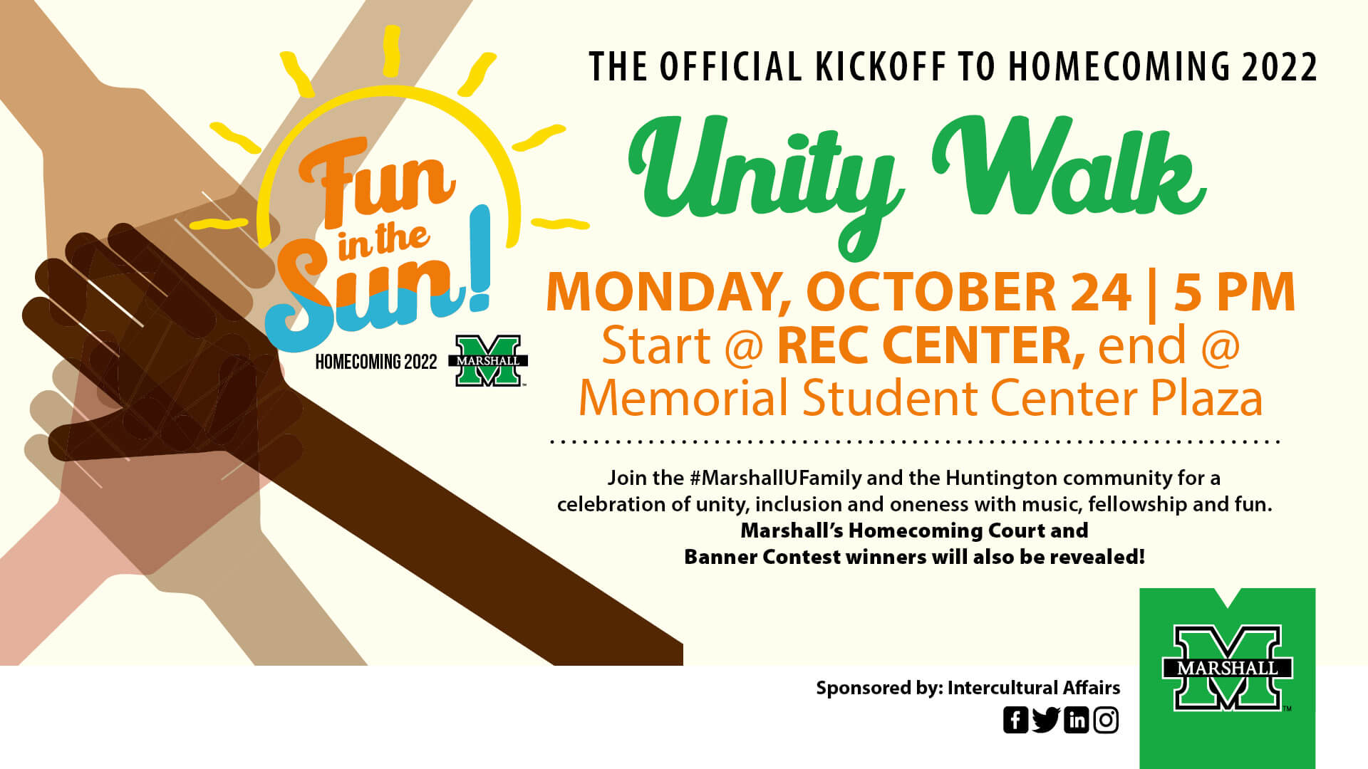Homecoming week activities to begin with Unity Walk - Marshall ...