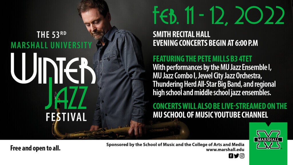 53rd Annual Winter Jazz Festival set - Marshall University News