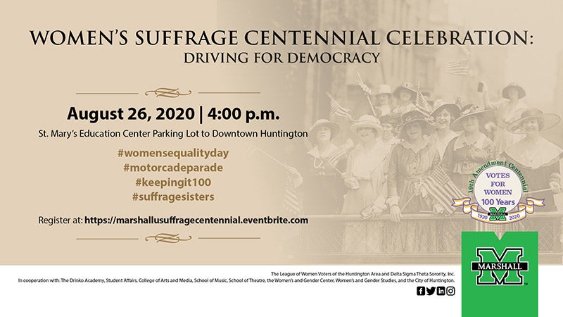 Graphic for Women's Suffrage Motorcade