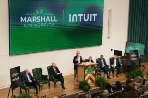 Marshall University and Intuit press conference