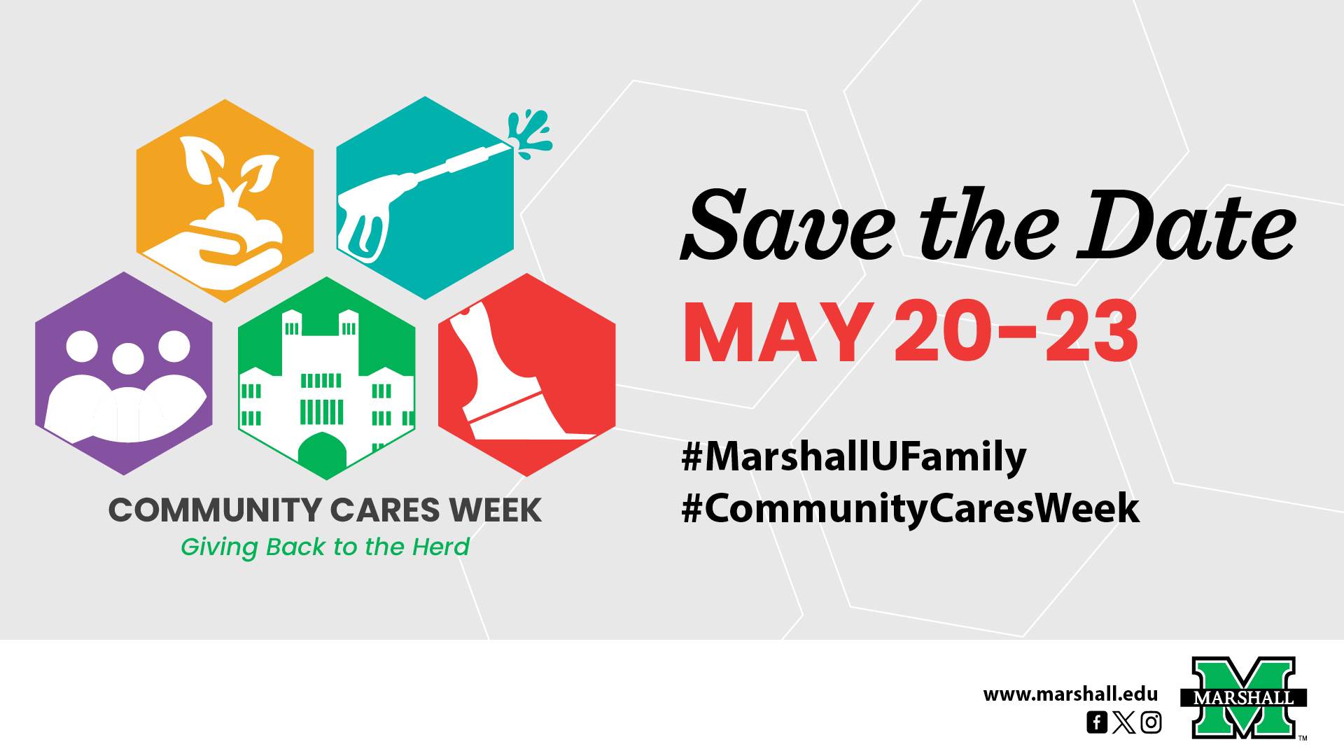 Community Cares Save the Date May 20-23
