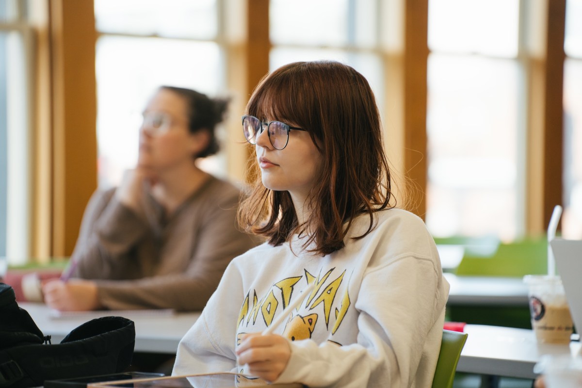 Image of student in classroom