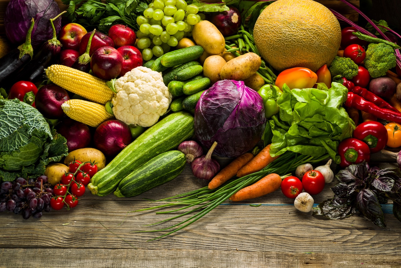 Image of vegetables on table