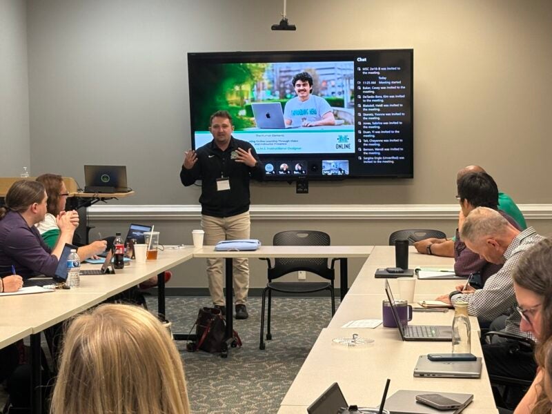 Chase Lucas teaching faculty at iPED