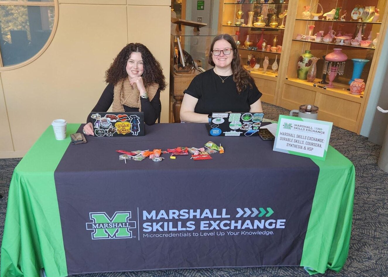 Mary and Hilary at MSE table