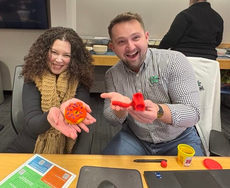 Mary and Chase at Fix Your Content Day