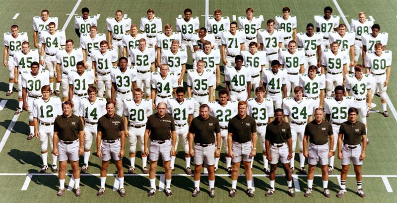 1970 Football Team and coaches