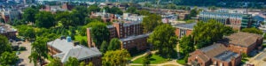 Ariel image of marshall university campus