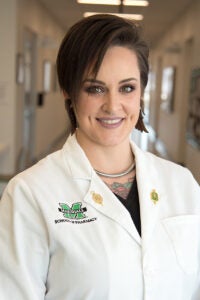 image of Chelsea in white coat