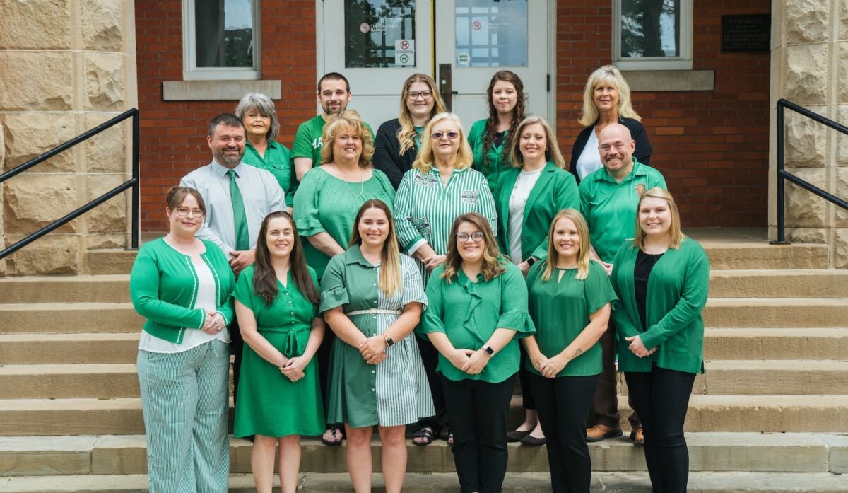 financial aid staff group photo
