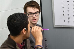 Two Students Working