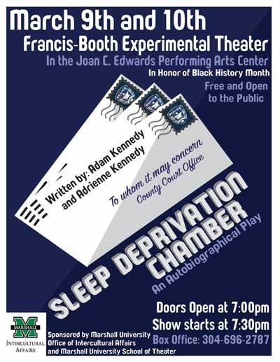 Sleep Deprivation Chamber – March 9th & 10th, 2017