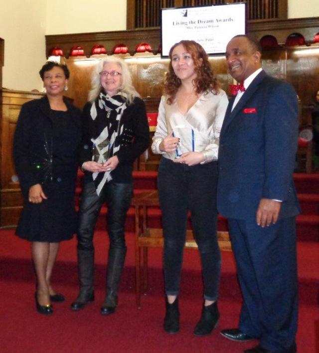 Theatre Student Neely Seams wins – “Living the Dream” award.