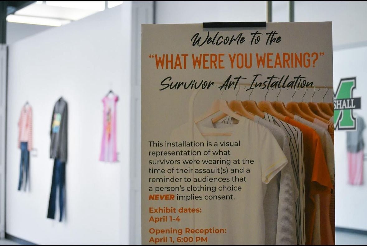 “What Were You Wearing?” Survivor Art Installation