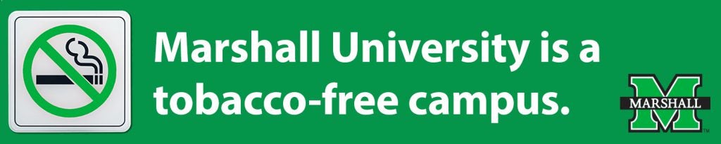 Marshall University is a tobacco free campus