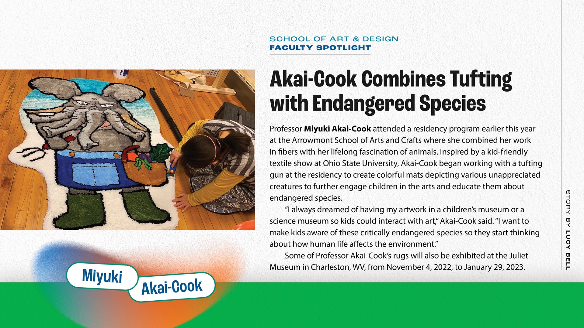 https://www.marshall.edu/wp-content/uploads/sites/310/Akai-Cook-Combines-Tufting-with-Endangered-Species.jpg