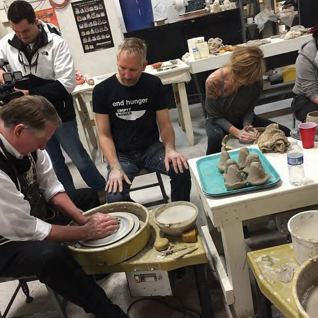 Image of Bowls being made for Empty Bowls