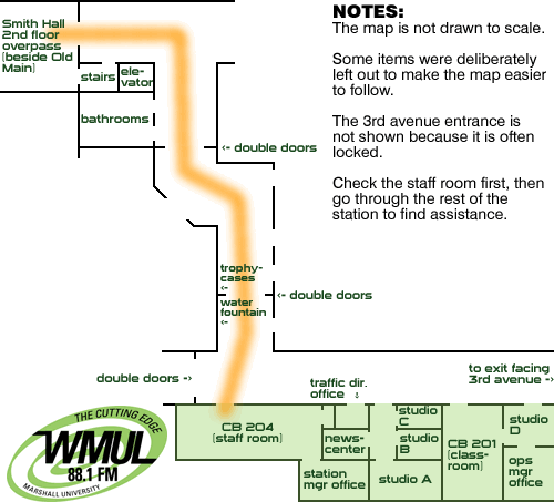map of smith hall
