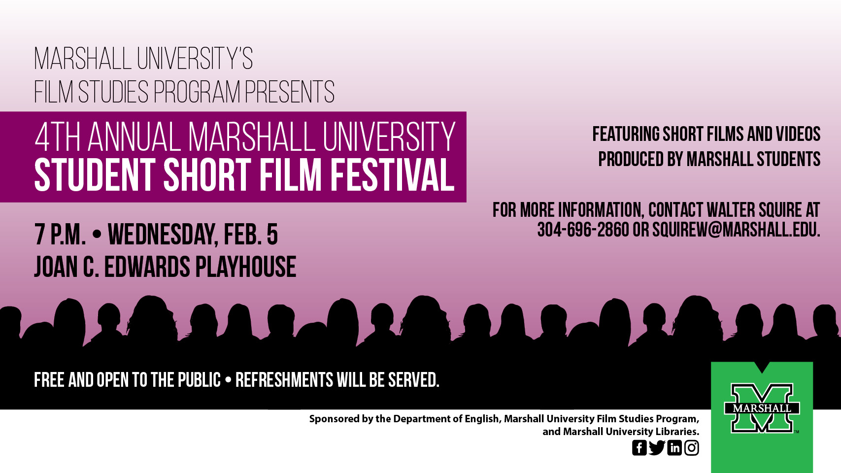 4th Annual Marshall Student Short Film Festival